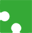 Green Puzzle Top Right